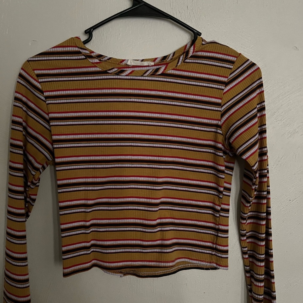 Striped Long Sleeve Top
